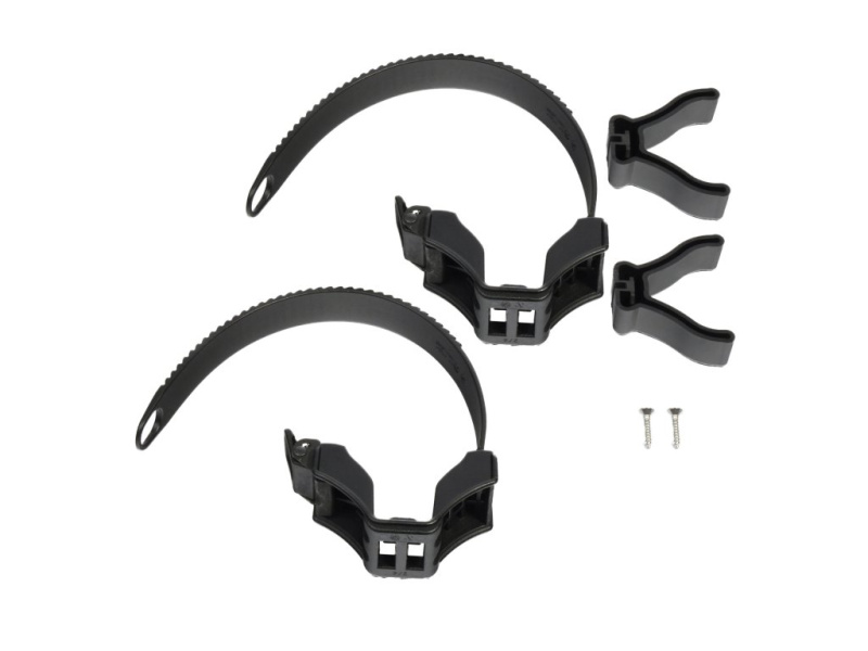 Držák popruhů a koncovky Y-kolejnice Thule Sport G2, černá, 2 kusy