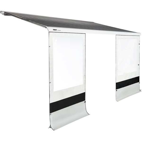 Přední stěna Thule RAIN BLOCKER G2 FRONT Montážní výška markýzy: 225 - 304 cm - M, L, XL, XXL, Délka předního panelu: 1,0 m