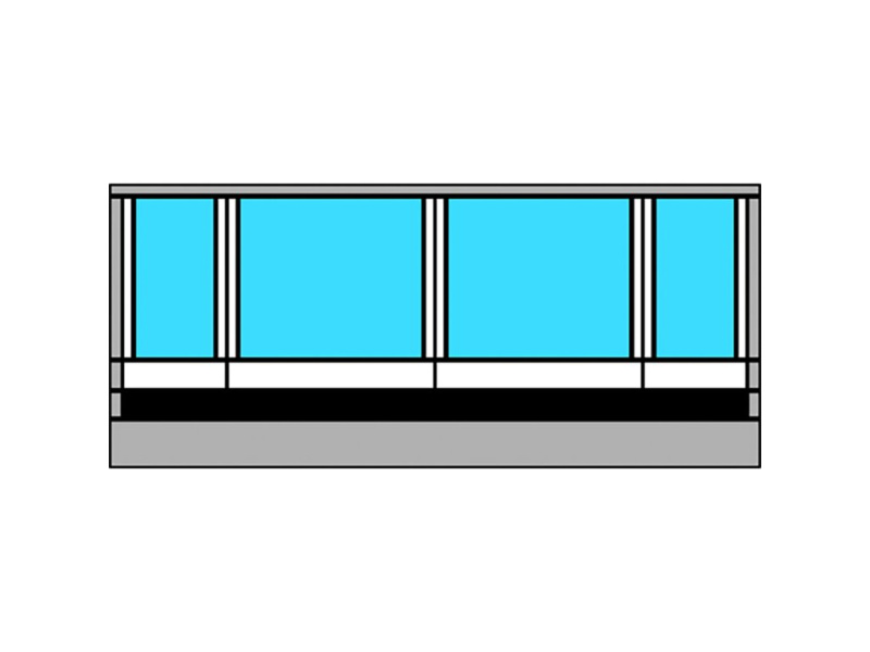 Přední stěna stanu Thule RESIDENCE G3 Montážní výška: 2,75-3,10 m - XXL, XXL, Šířka markýzy: 5,50 m