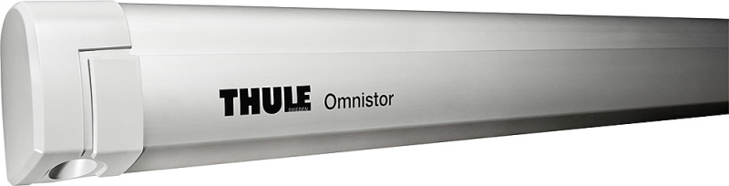 Markýza Thule Omnistor 5200 Barva krytu: Eloxovaná šedá, Délka markýzy: 4,5 m, Barva tkaniny: Safírově modrá