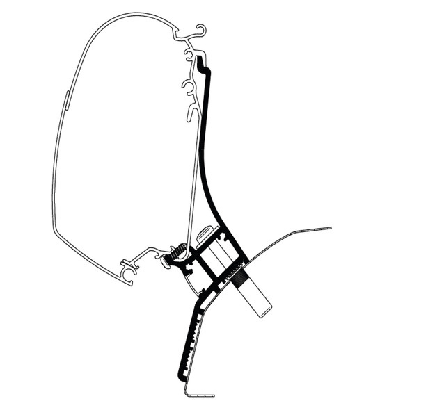 THULE Střešní adaptér Ducato H2 Lift