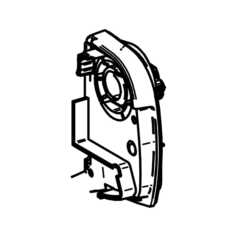 Koncová deska pravá Thule 4200, eloxovaná
