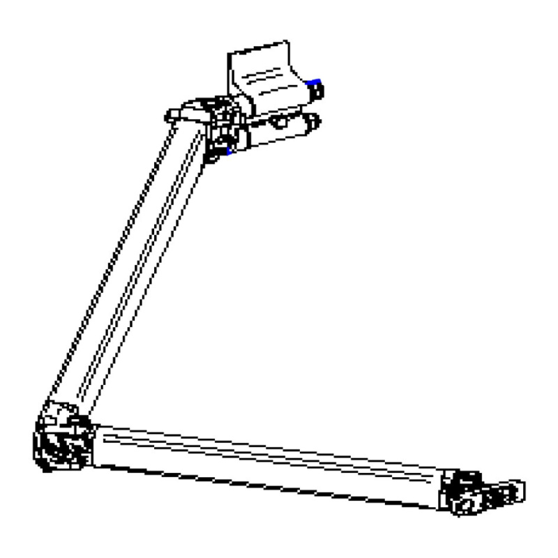 Kloubové rameno 2 m pravé Thule 4200 / TO 4900 2,6 m
