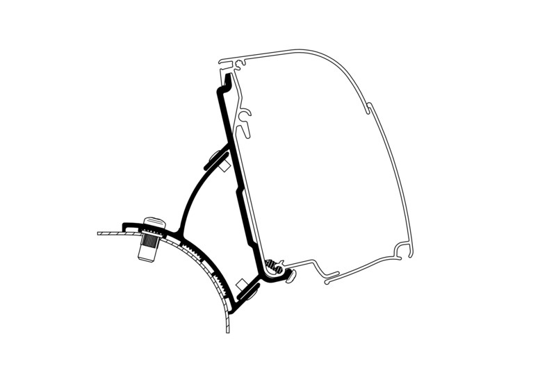 Adaptér markýzy pro Thule 4200 - VW T5/T6 Minivan Fixed Varianta: Levostranné řízení