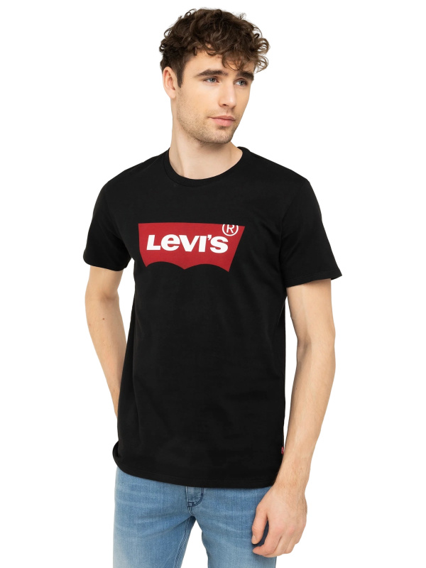 Pánské tričko k.r. LEVI'S černé-M