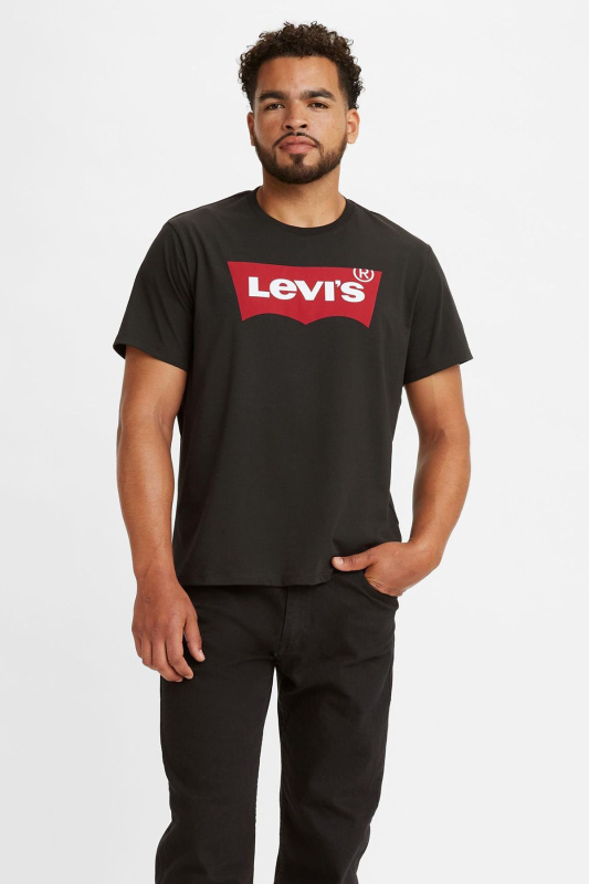 Pánské tričko k.r. LEVI'S černé-XL