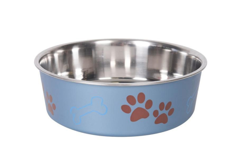 Miska nerezová s plastovým opláštěním metalická modrá 23cm 2,2l
