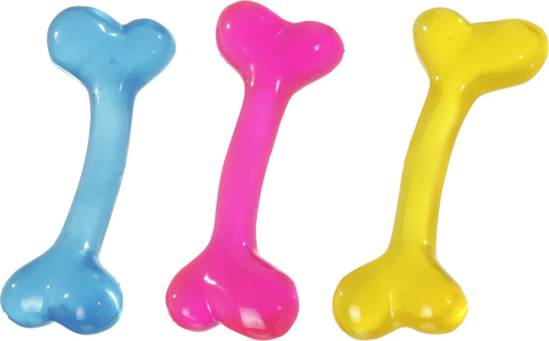 Karlie-Flamingo TPR guma kost 20 cm MIX BAREV