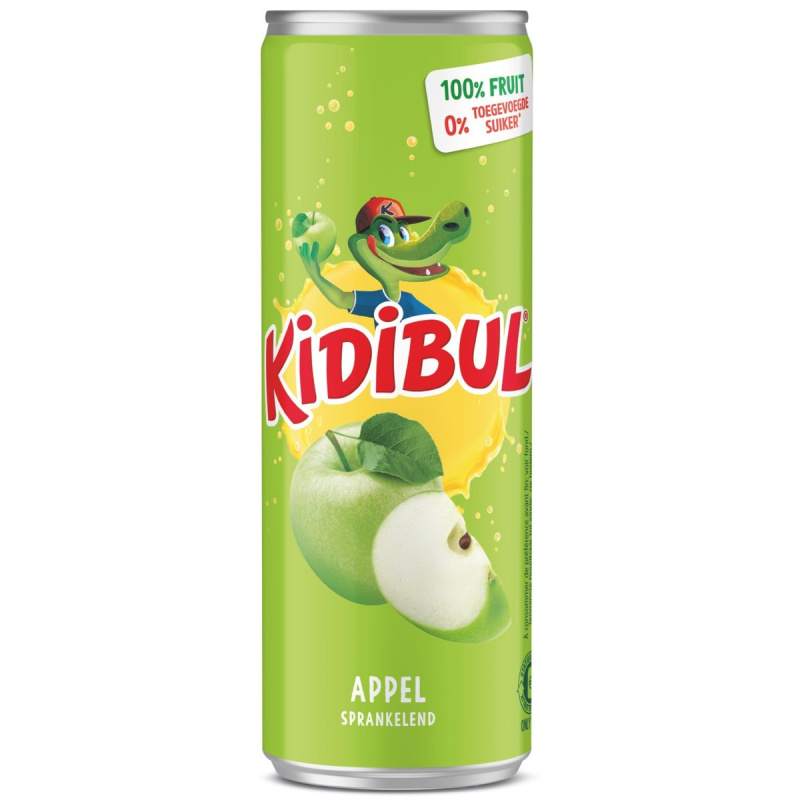 Kidibul Jablko 100% bez přidaného cukru plech