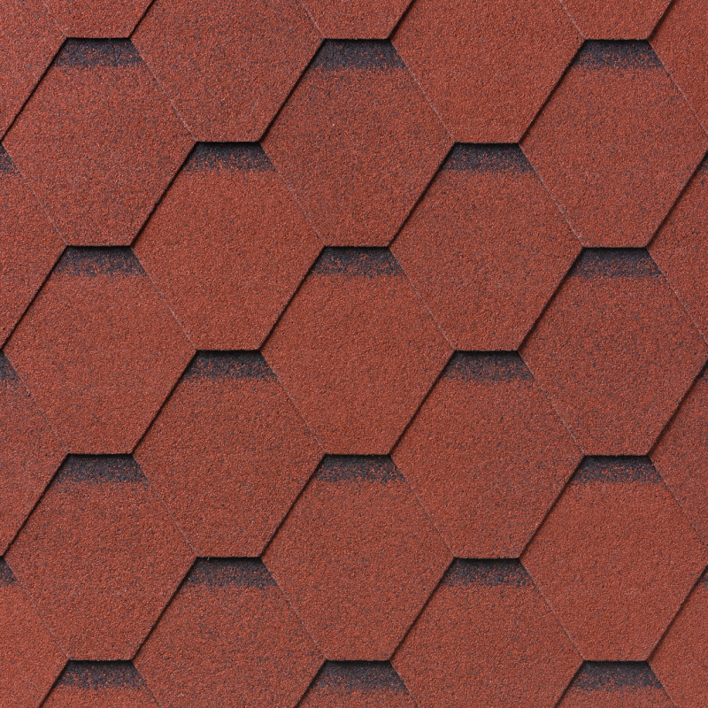 Šindel asfaltový IKO ArmourShield Plus 20 Červená ultra 2,0 m2