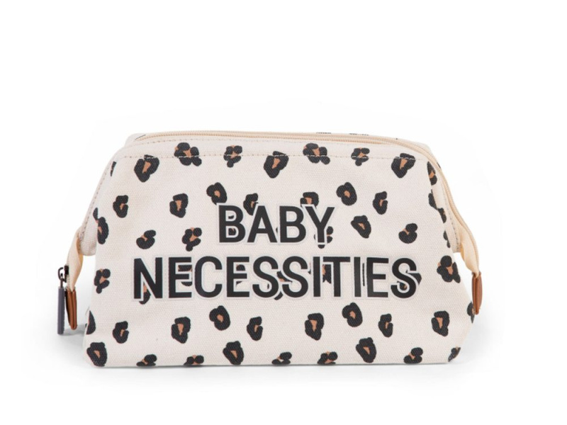 Childhome Baby Necessities Canvas Leopard toaletní taška 1 ks