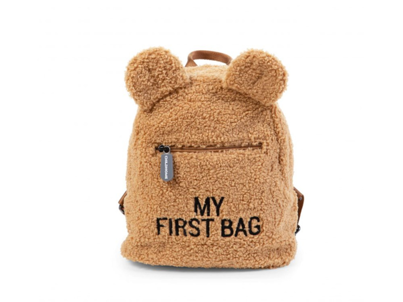 Childhome My First Bag Teddy Beige dětský batoh 20x8x24 cm