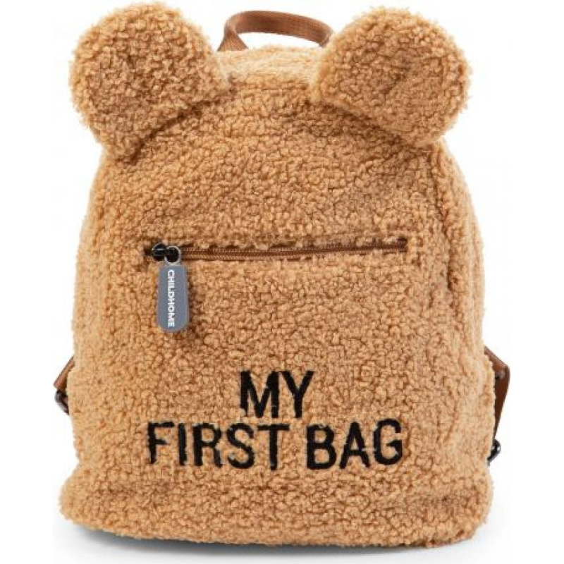 Childhome My First Bag Teddy Beige dětský batoh 20x8x24 cm