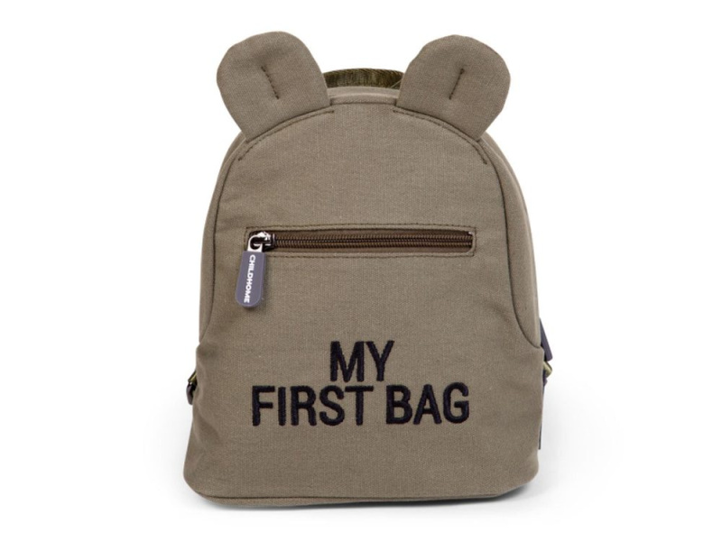 Childhome My First Bag Canvas Khaki dětský batoh 23 x 7 x 23 cm 1 ks