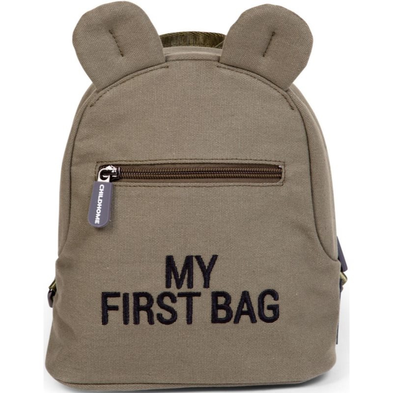 Childhome My First Bag Canvas Khaki dětský batoh 23 x 7 x 23 cm 1 ks