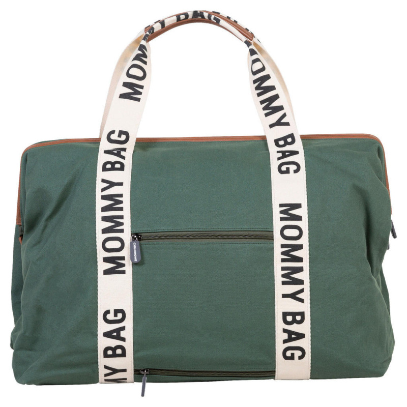 Childhome Přebalovací taška Mommy Bag Canvas Green