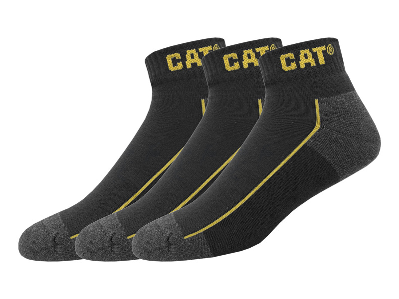 Caterpillar Pánské pracovní ponožky, 3 páry (černá, 39-42)