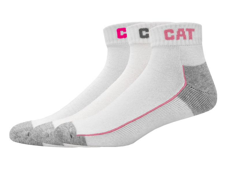 Caterpillar Dámské pracovní ponožky, 3 páry (bílá, 39/42)
