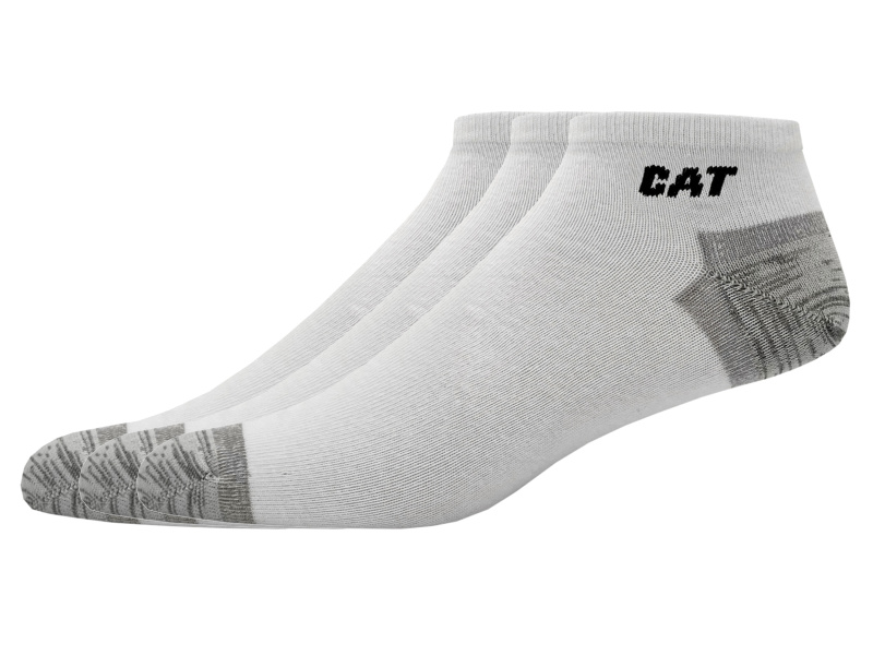 Caterpillar Pánské pracovní ponožky, 3 páry (43-46, bílá)
