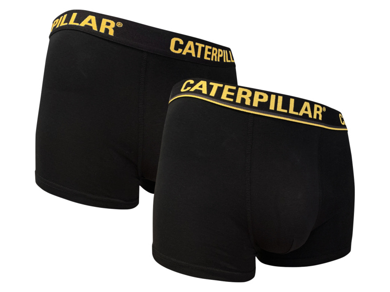 Caterpillar Pánské boxerky, 2 kusy (černá/žlutá, XXl)