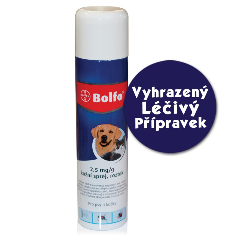Bayer Bolfo Spray antiparazitní 250 ml