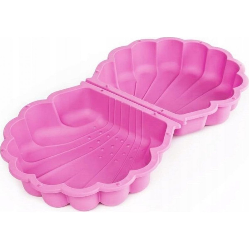 Pískoviště maxi mušle růžové s víkem