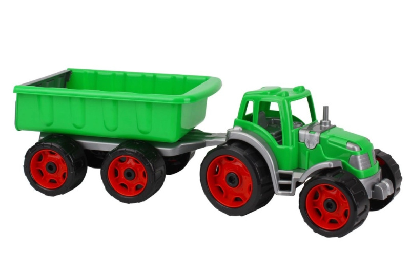 Plastový traktor s přívěsem