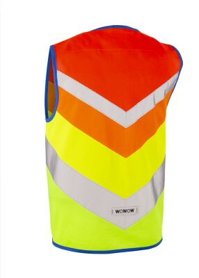 WOWOW- dětská rexlexní vesta - Rainbow Jacket Red Combo M