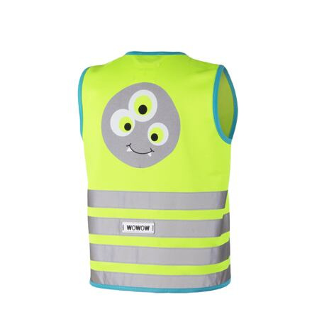 WOWOW - dětská reflexní vesta - Crazy Monster Jacket Green S