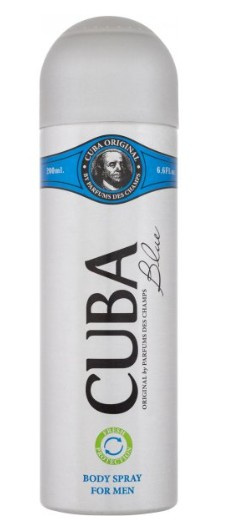 Cuba Blue deodorant a tělový sprej pro muže 200 ml