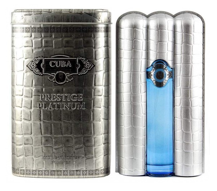 Cuba Prestige Platinum toaletní voda pro muže 90 ml