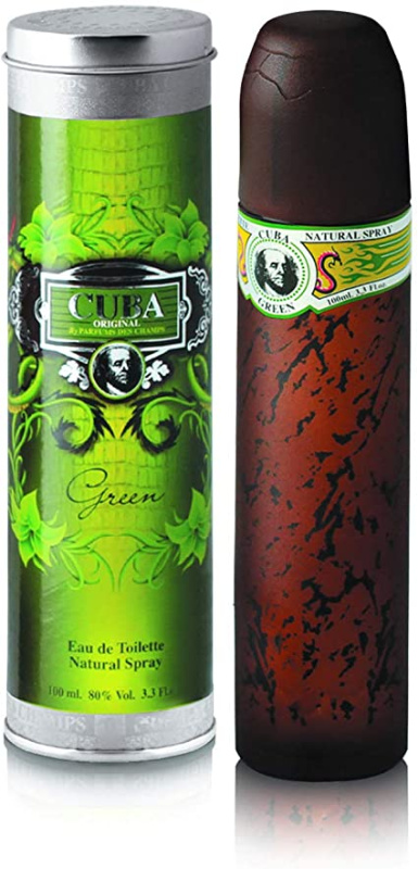 Cuba Green toaletní voda pro muže 100 ml