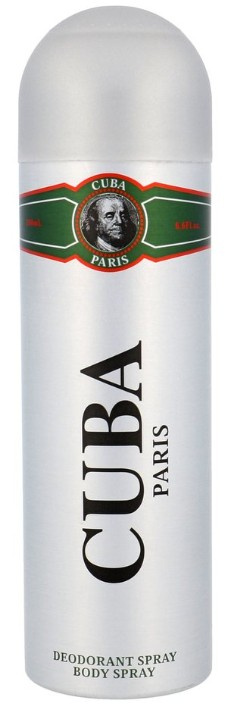 Cuba Green deodorant pro muže 200 ml