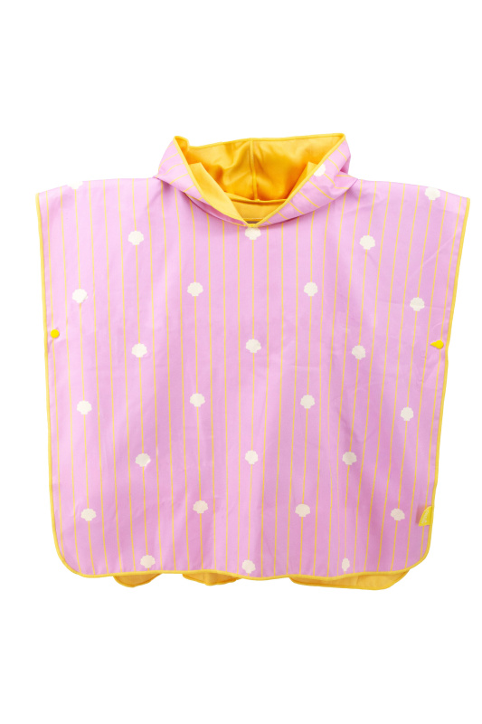 Quut dětské plážové pončo Banana pink