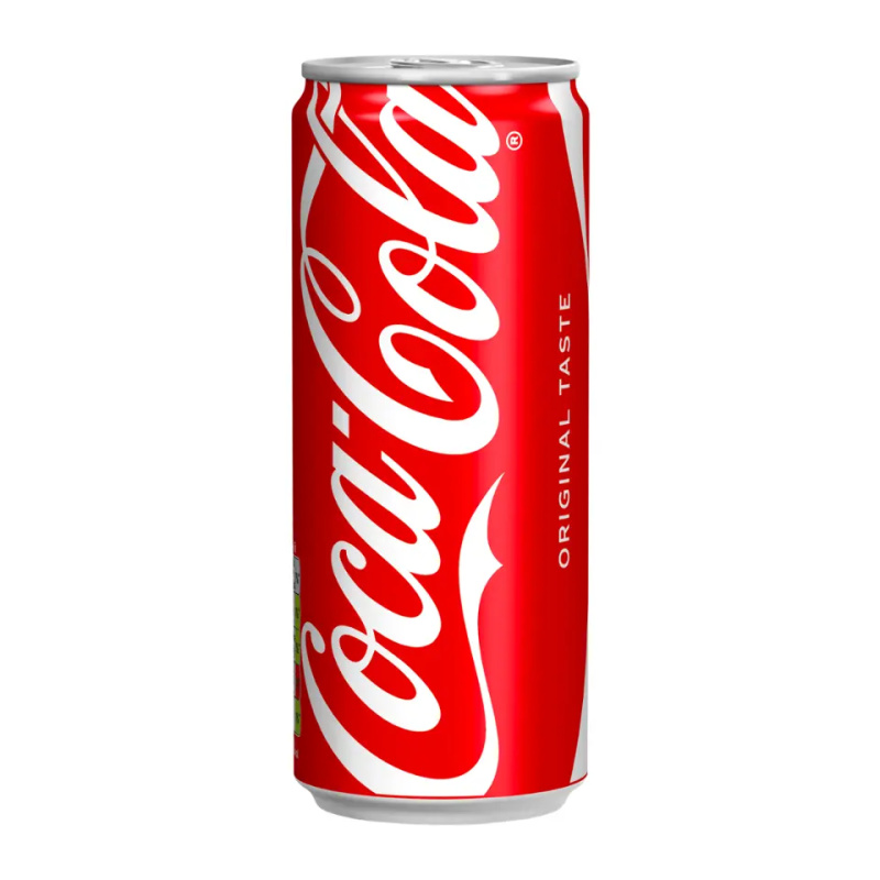Coca-Cola - kolový nápoj - plech 0,33 l