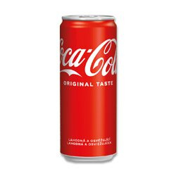Coca-Cola - kolový nápoj - plech 0,33 l
