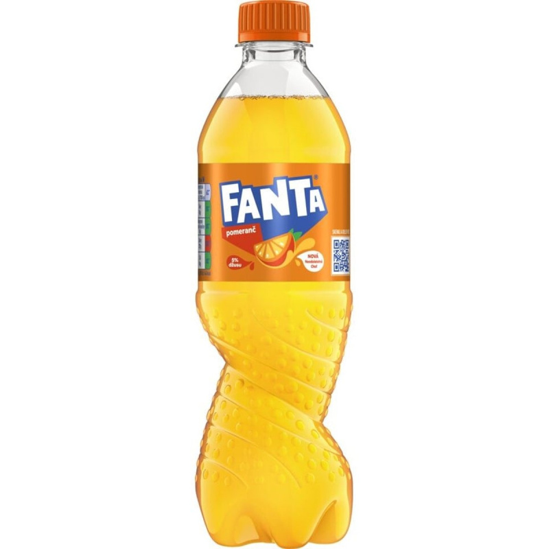 Coca-Cola Fanta pomeranč - plast, 12 x 0,5 l