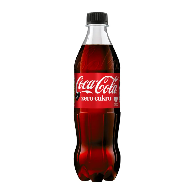 Coca-Cola Zero - kolový nápoj - 0,5 l