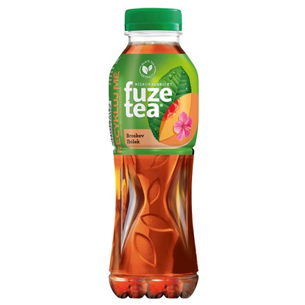 fuzetea Ledový čaj černý broskev & ibišek 12 x 500 ml
