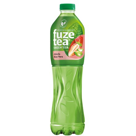 FuzeTea zelený ledový čaj jahoda aloe vera