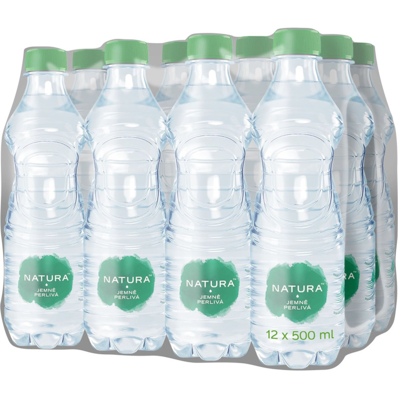 Pramenitá voda Natura jemně perlivá, 12x0,5 l