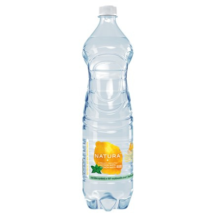 Ochucená voda Natura - citron a máta, 6x 1,5 l