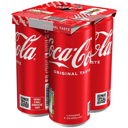 Coca-Cola (4x0,33 l) plech