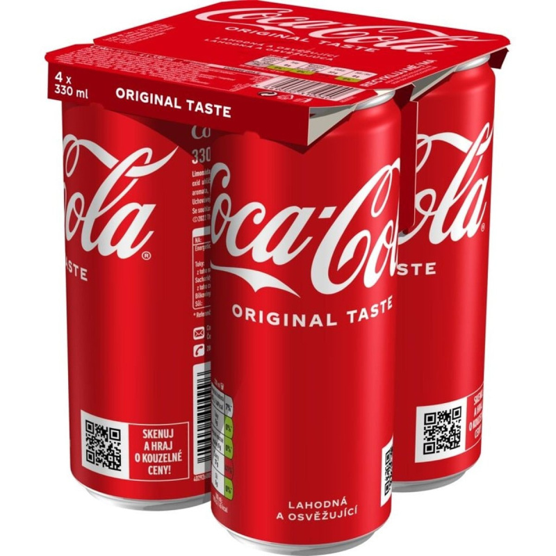 Coca-Cola (4x0,33 l) plech