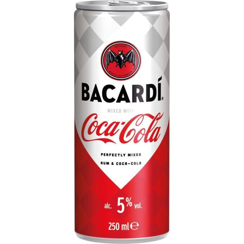 Bacardi Rum a Coca-Cola 5% obj.