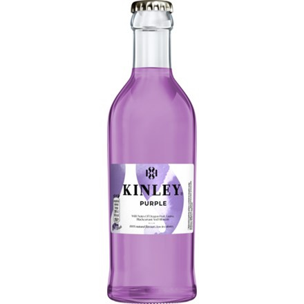 KINLEY Purple 24 x 250 ml vratná láhev