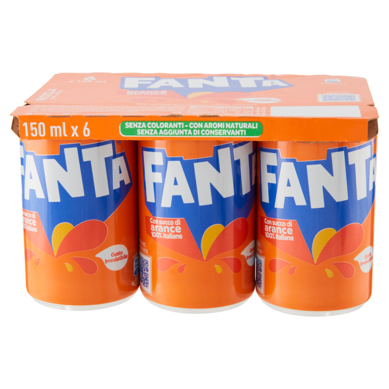 Coca-Cola Fanta Orange Lattine plech 6x150ml