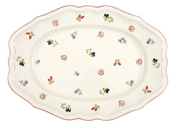 Villeroy & Boch Petite Fleur Oválný servírovací talíř, 37 cm 10-2395-2920