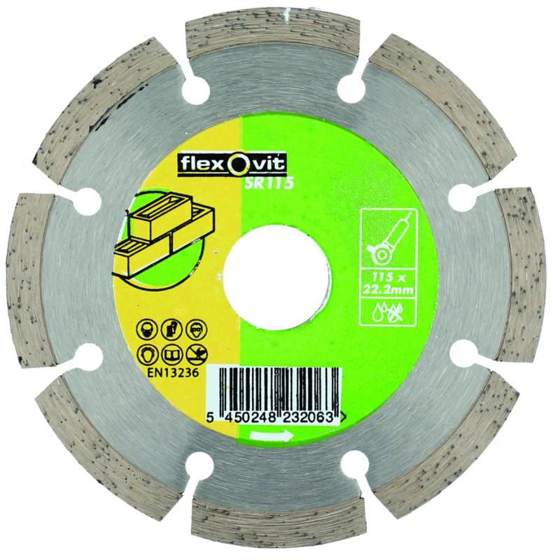 Kotouč řezný DIA Flexovit SR 115×22,23×7 mm