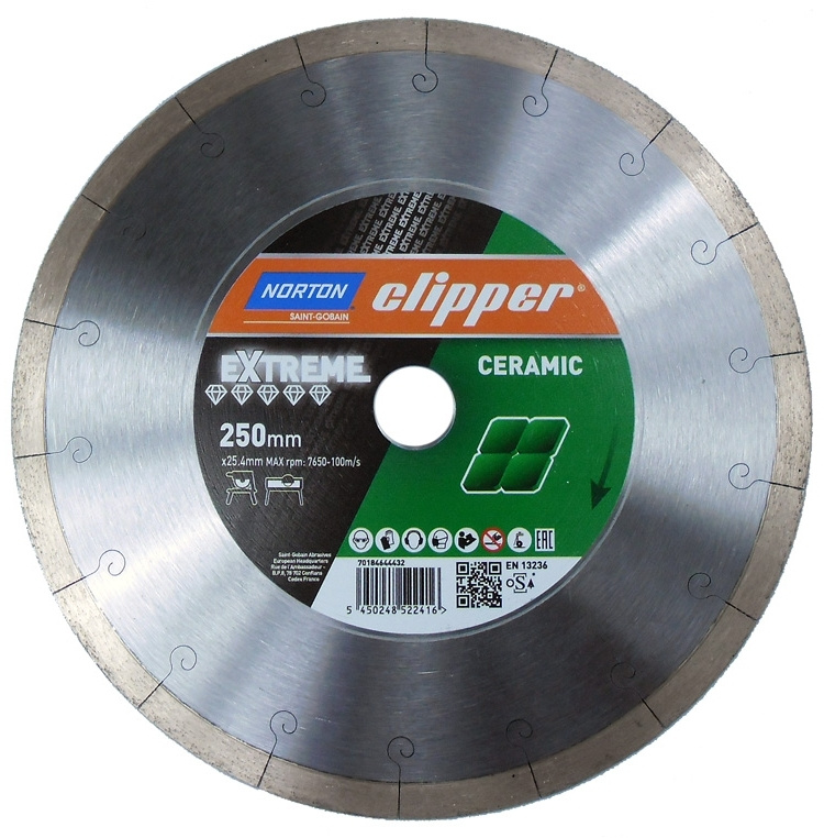 Kotouč řezný DIA Norton Extreme Ceramic 250×25,4 mm